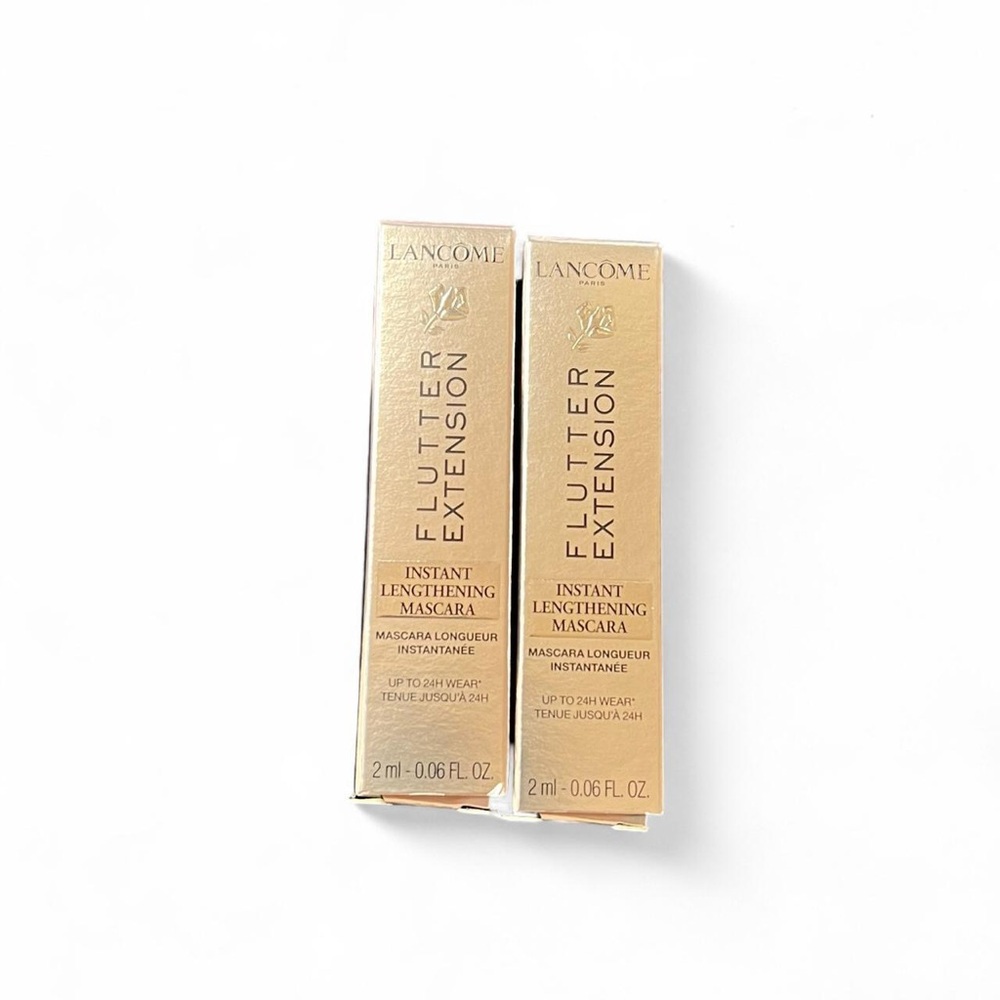 Lancôme Flutter Extension Mascara Travel Size New set of 2 true black